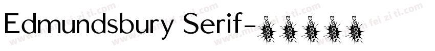 Edmundsbury Serif字体转换